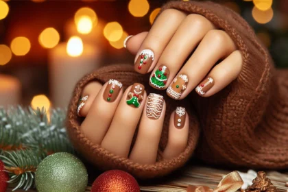 gingerbread nails